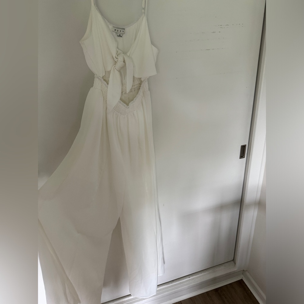 The BE Brand Tie Front Jumpsuit